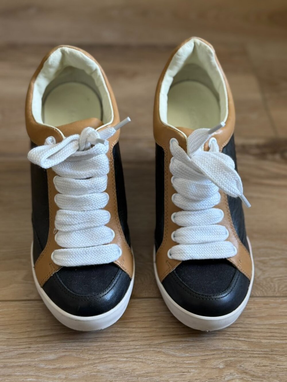 See by Chloe Wedge Sneakers, Size 40